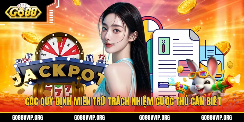 Các quy định về chính sách miễn trừ trách nhiệm mà mọi người chơi cần biết