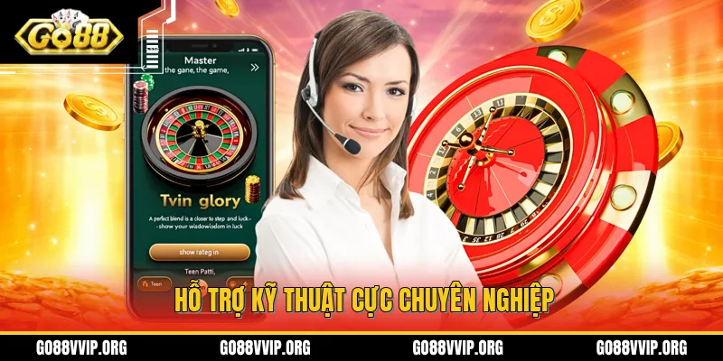 Đội ngũ hỗ trợ GO88 chuyên nghiệp với nhiều công nghệ hiện đại
